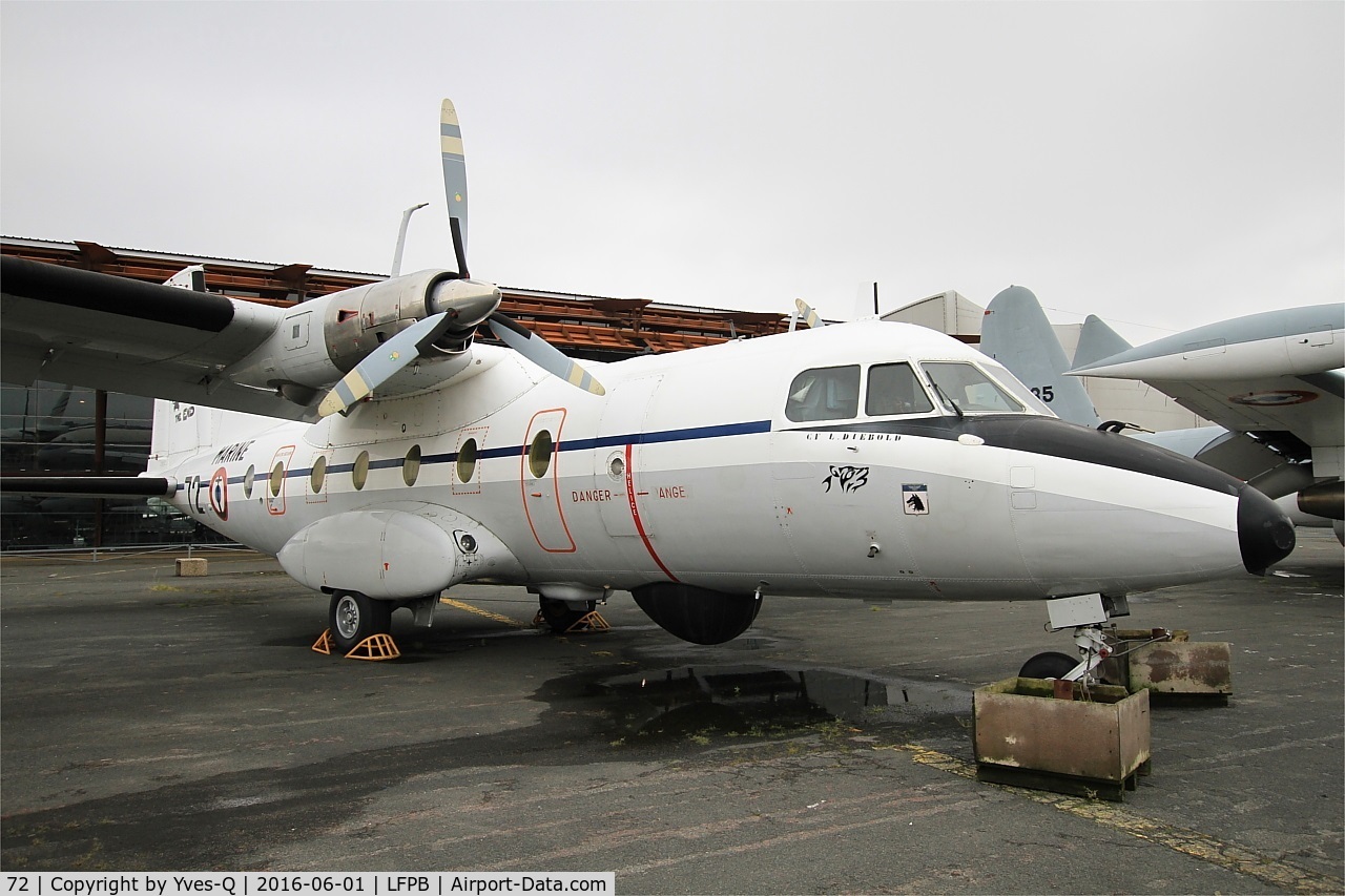 72, Aerospatiale N-262E Fregate C/N 72, Aerospatiale N-262E Fregate, Exibited at Air & Space Museum Paris-Le Bourget (LFPB)