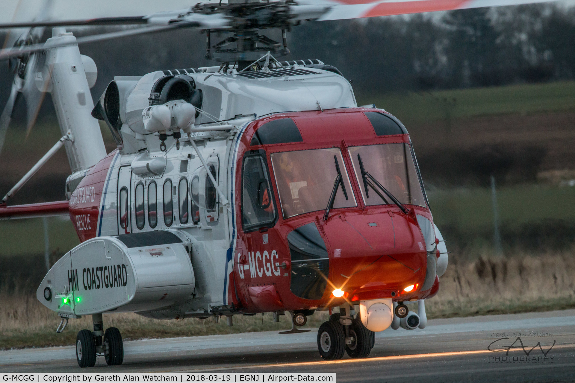 G-MCGG, 2014 Sikorsky S-92A C/N 920225, Operating as Coastguard 912 
(G-MCGG not usually based at HUY)