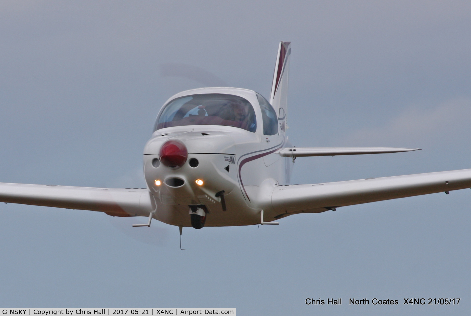 G-NSKY, 2016 Alpi Aviation Pioneer 400 C/N LAA 364-15236, North Coates Summer fly in