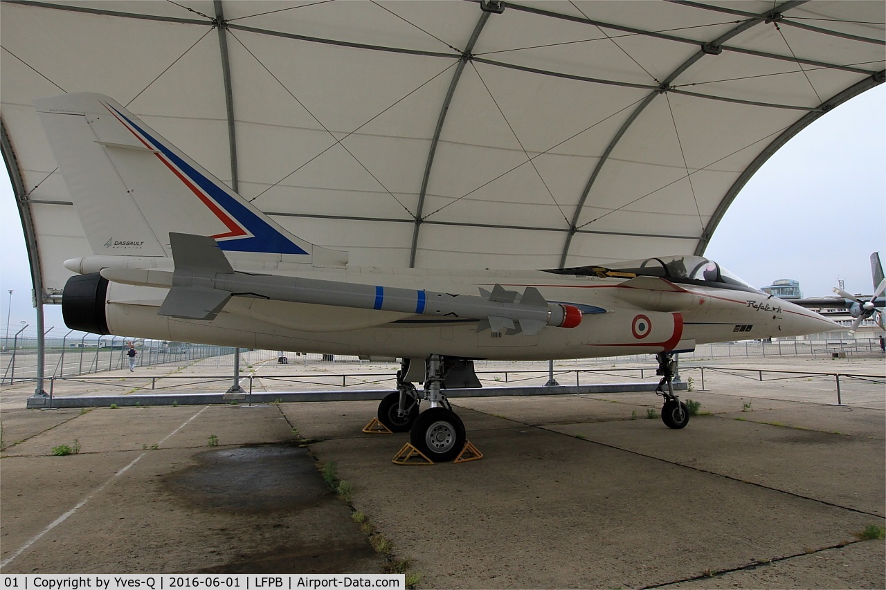 01, 1986 Dassault Rafale A C/N 01, Dassault Rafale A, Preserved at Air & Space Museum Paris-Le Bourget (LFPB)