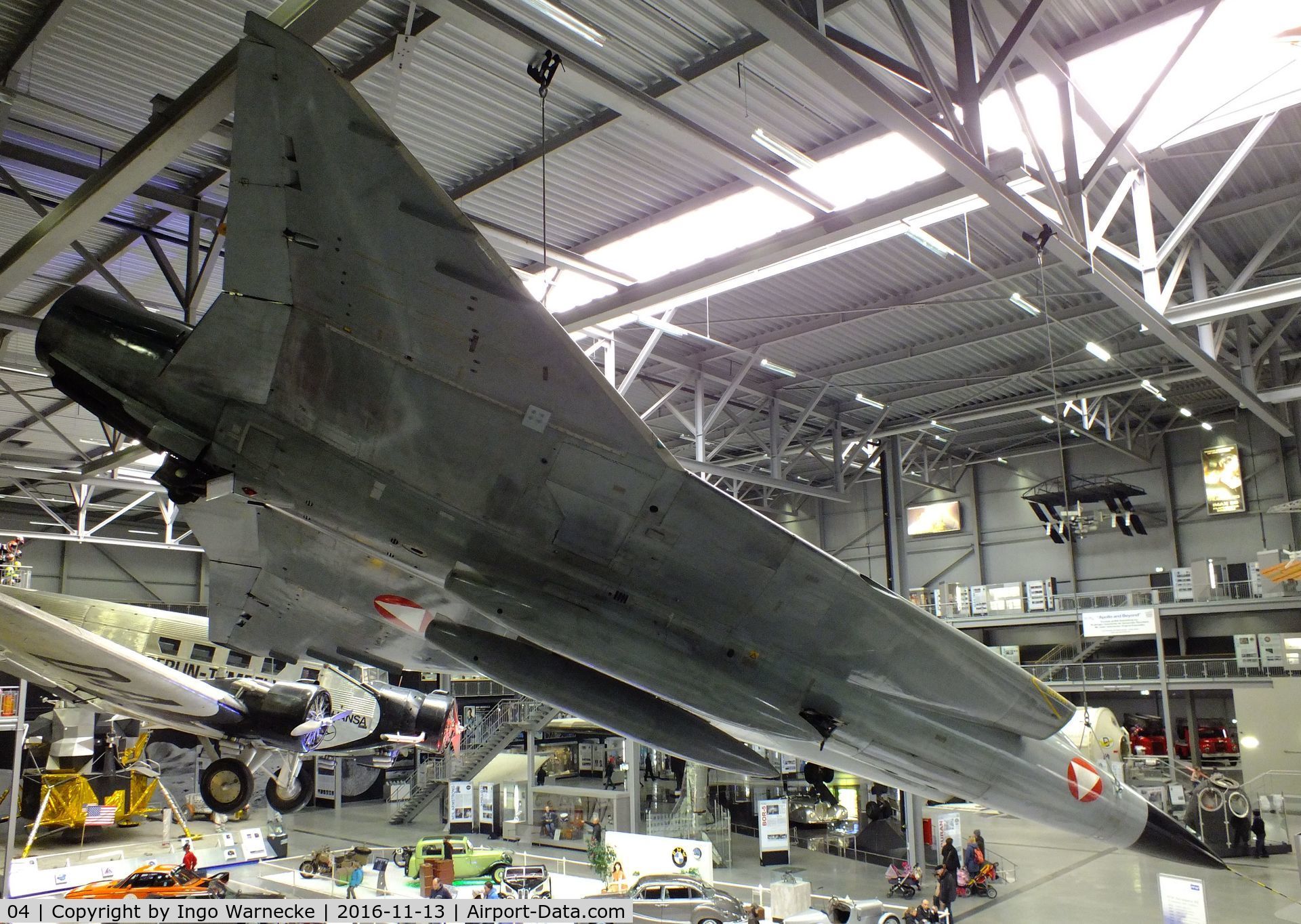 04, Saab J-35Oe MkII Draken C/N 35-1404, SAAB J35Oe Mk II Draken at the Technik-Museum, Speyer