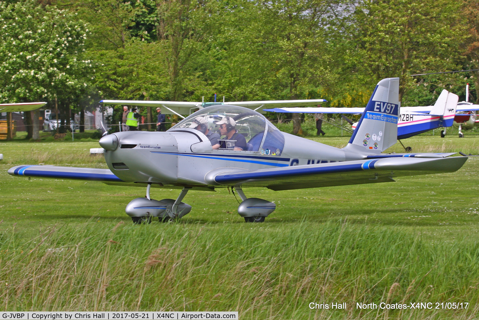 G-JVBP, 2006 Aerotechnik EV-97 TeamEurostar UK C/N 2730, North Coates Summer fly in