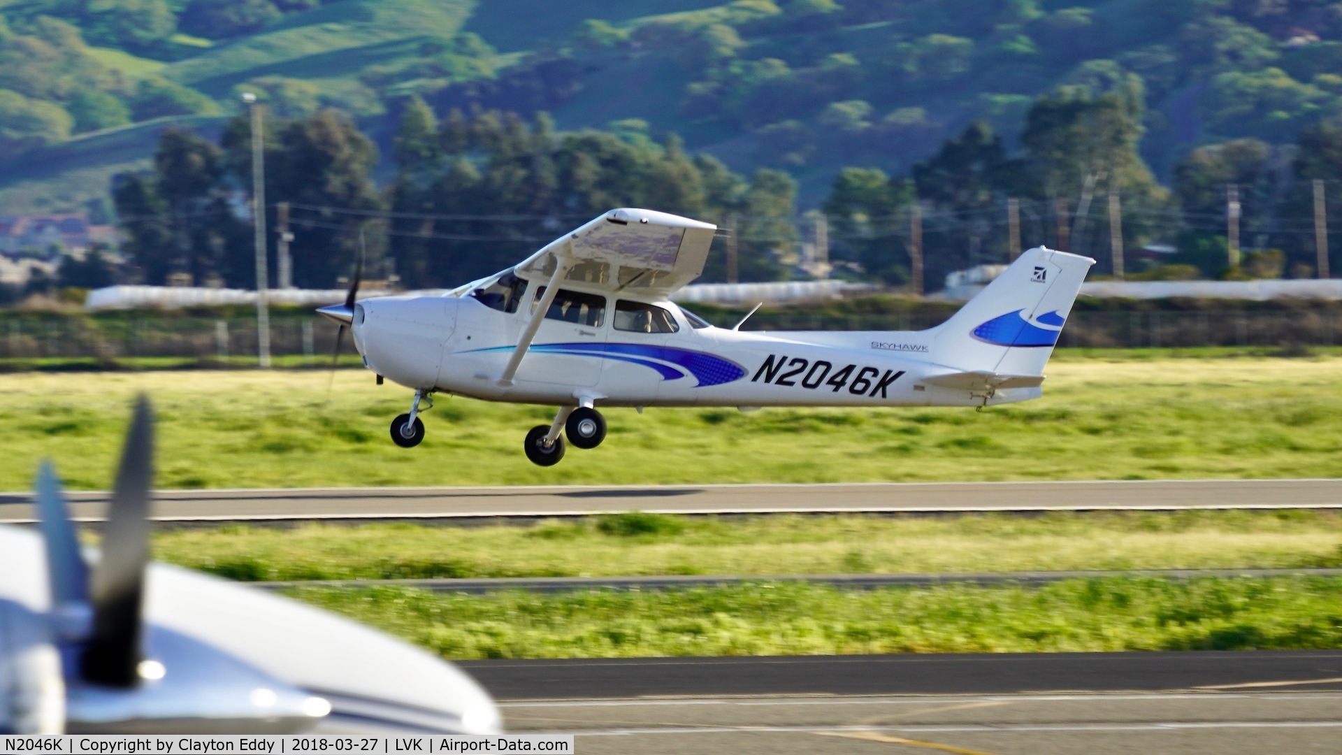 N2046K, 2017 Cessna 172S Skyhawk C/N 172S12092, Livermore Airport California 2018.