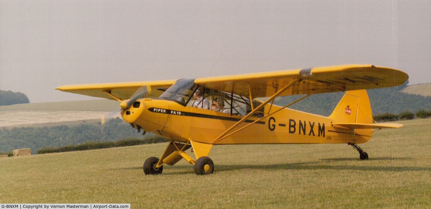 G-BNXM, 1954 Piper L-21B Super Cub (PA-18-135) C/N 18-4019, Compton Abbas c 1995
