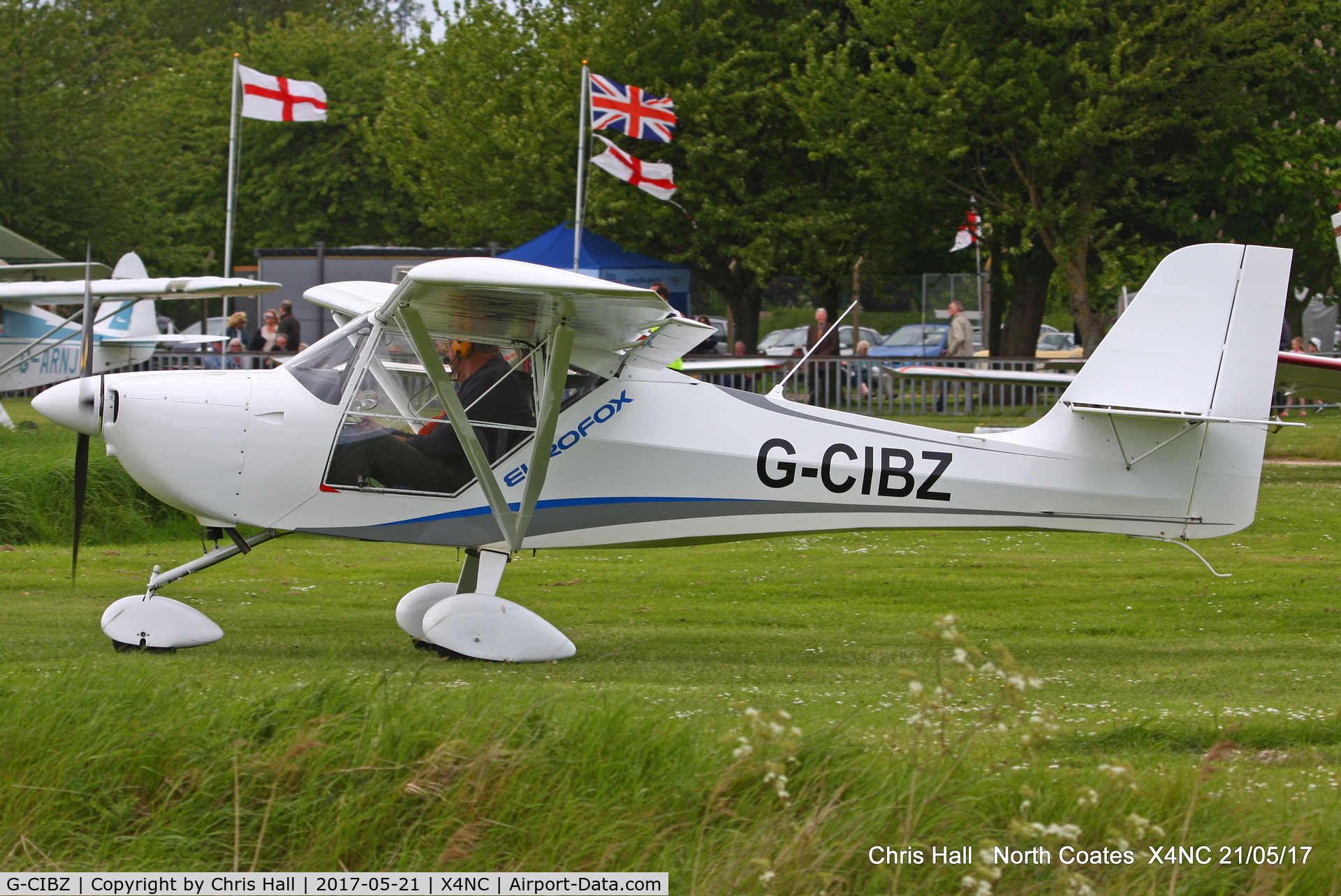 G-CIBZ, 2013 Eurofox 912S C/N BMAA/HB/642, North Coates Summer fly in