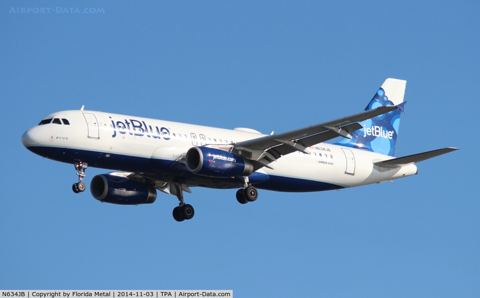 N634JB, 2006 Airbus A320-232 C/N 2710, Jet Blue