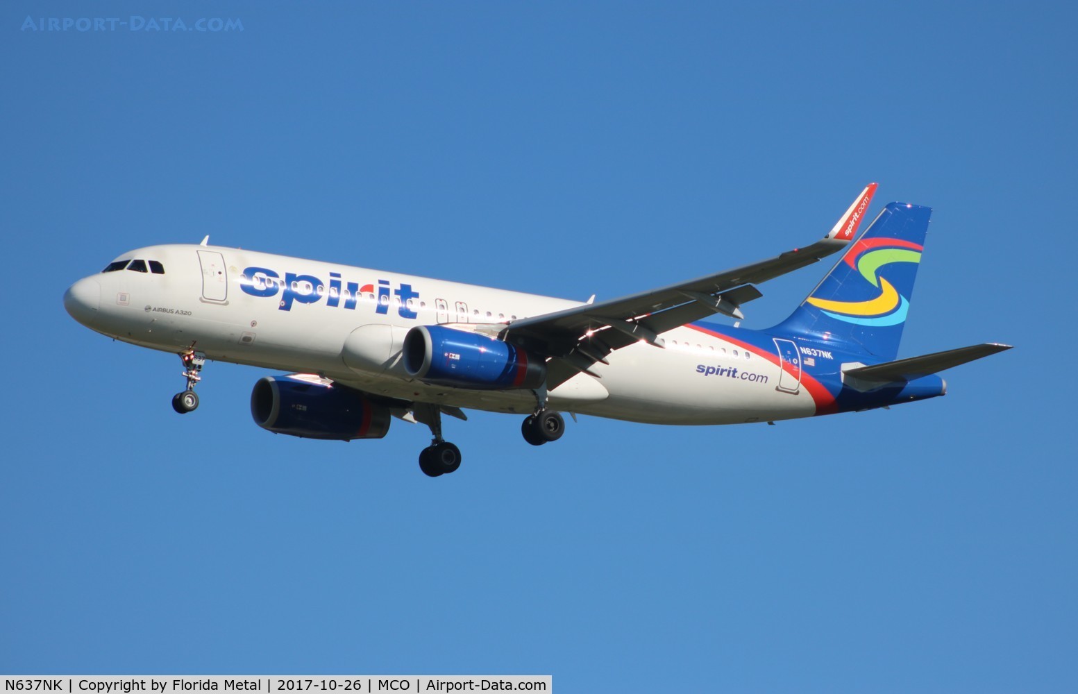 N637NK, 2015 Airbus A320-232 C/N 6436, Spirit