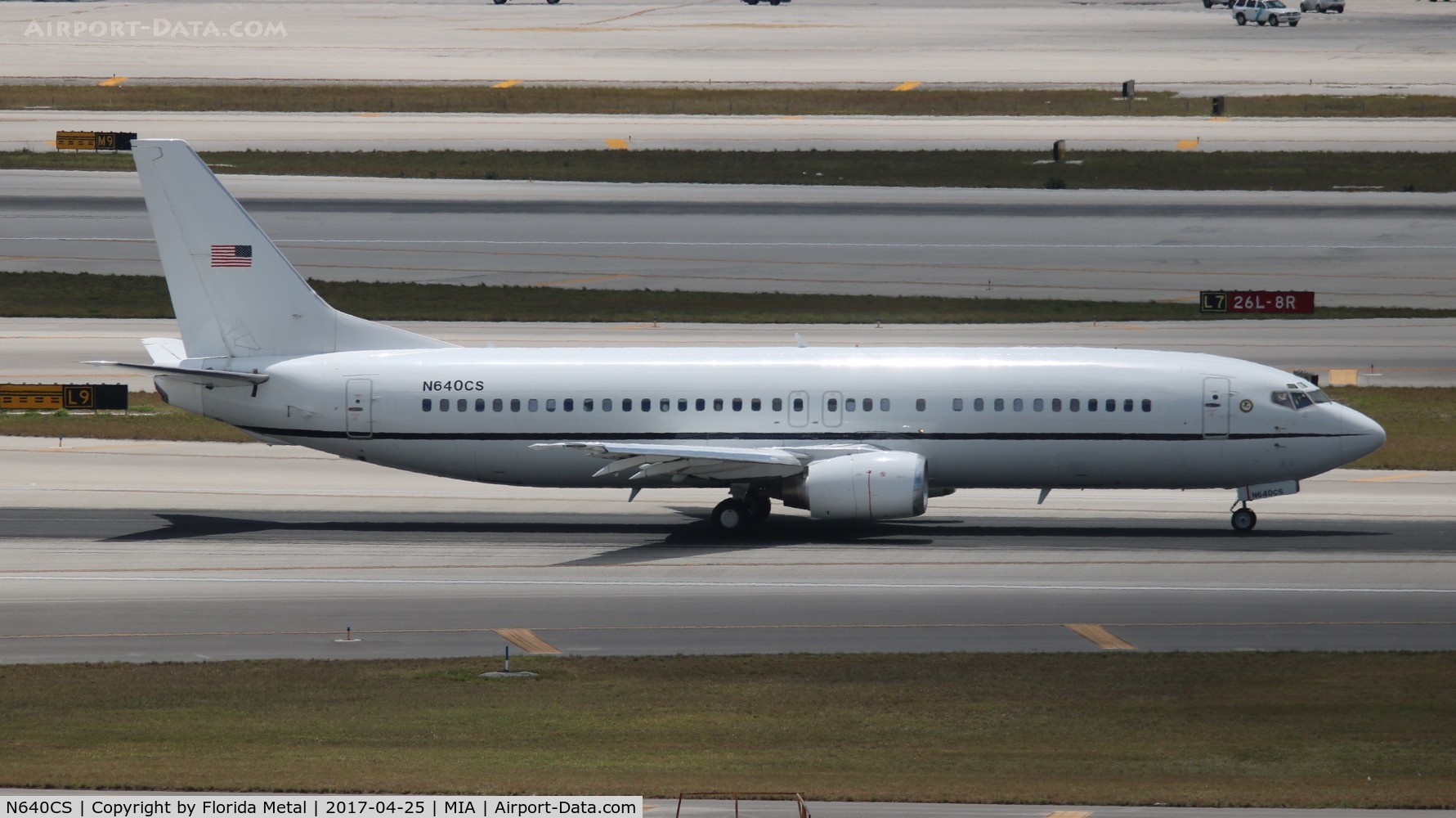 N640CS, 1993 Boeing 737-4Y0 C/N 26078, US Dept of Justice