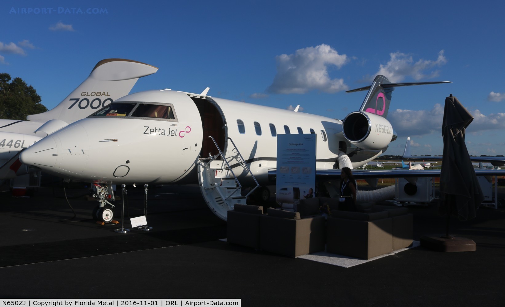 N650ZJ, 2016 Bombardier Challenger 650 (CL-600-2B16) C/N 6076, Zeta Jet