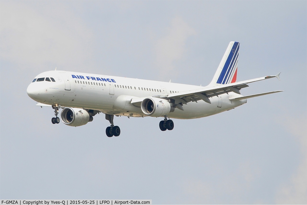 F-GMZA, 1994 Airbus A321-111 C/N 498, Airbus A321-111, Short approach rwy 23, Bordeaux-Mérignac airport (LFBD-BOD)