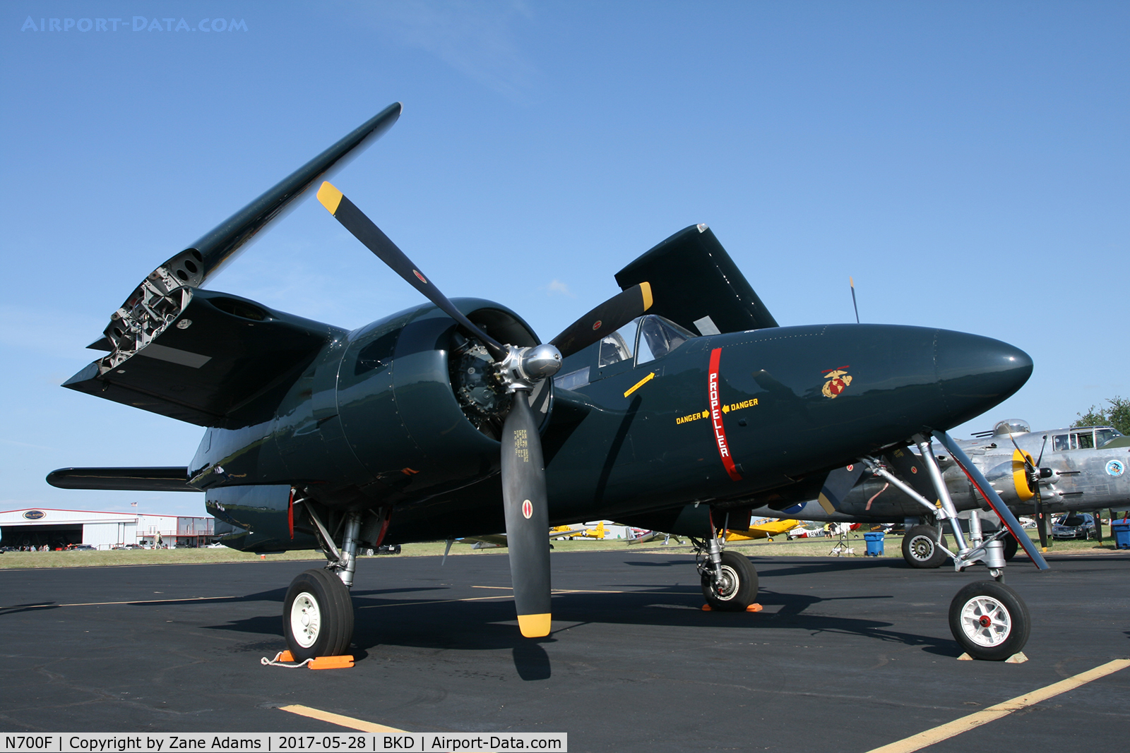 N700F, 1945 Grumman F7F-3 Tigercat C/N C.132, At the 2017 Breckenridge Warbird Show