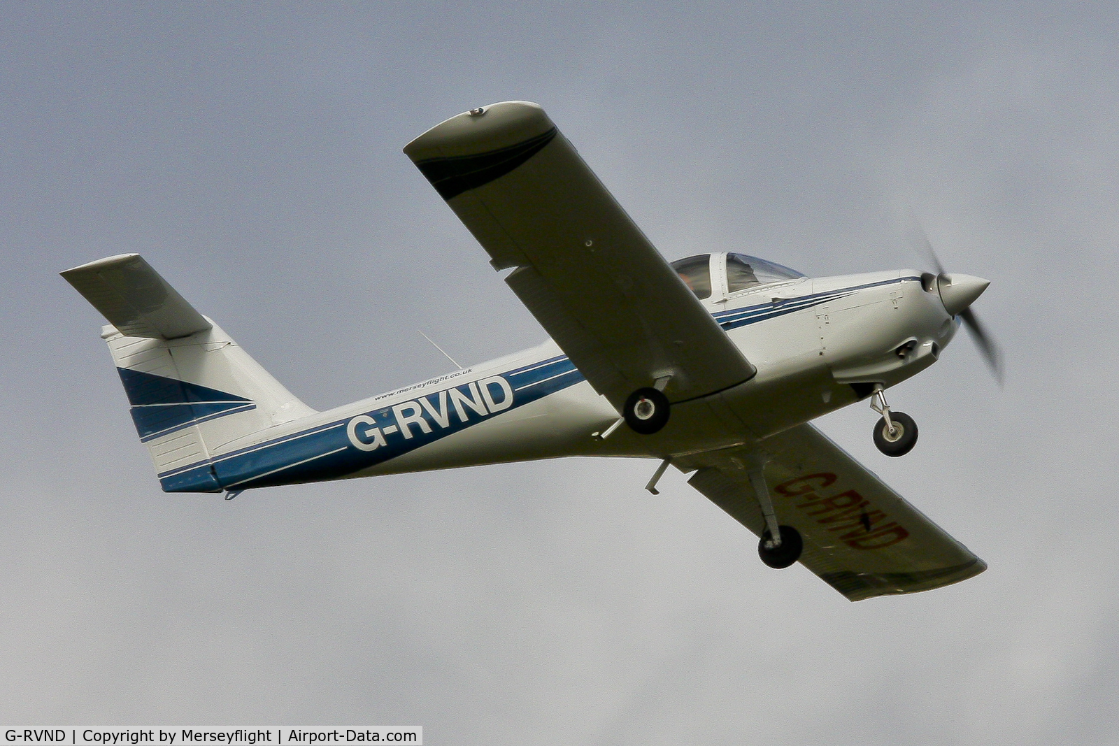 G-RVND, 1979 Piper PA-38-112 Tomahawk Tomahawk C/N 38-79A0545, G RVND at Liverpool