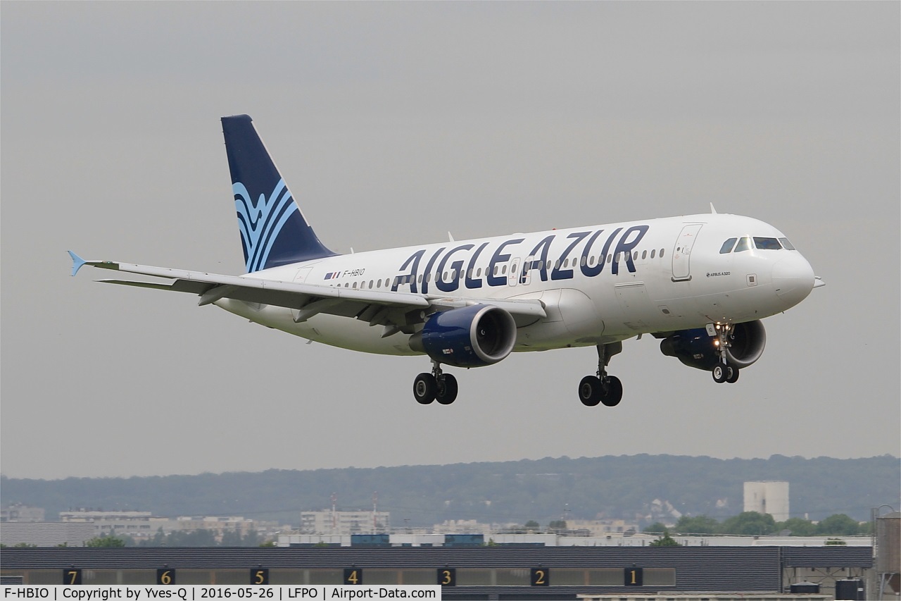 F-HBIO, 2007 Airbus A320-214 C/N 3242, Airbus A320-214, Short approach Rwy 08, Paris-Orly Airport (LFPO-ORY)