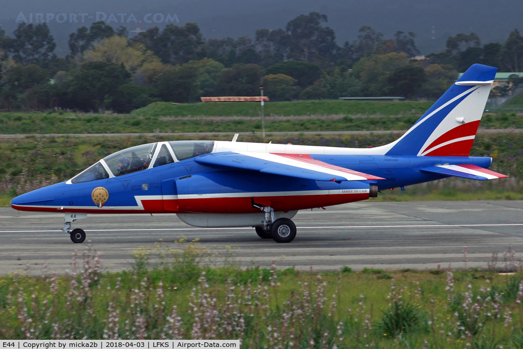 E44, Dassault-Dornier Alpha Jet E C/N E44, Taxiing