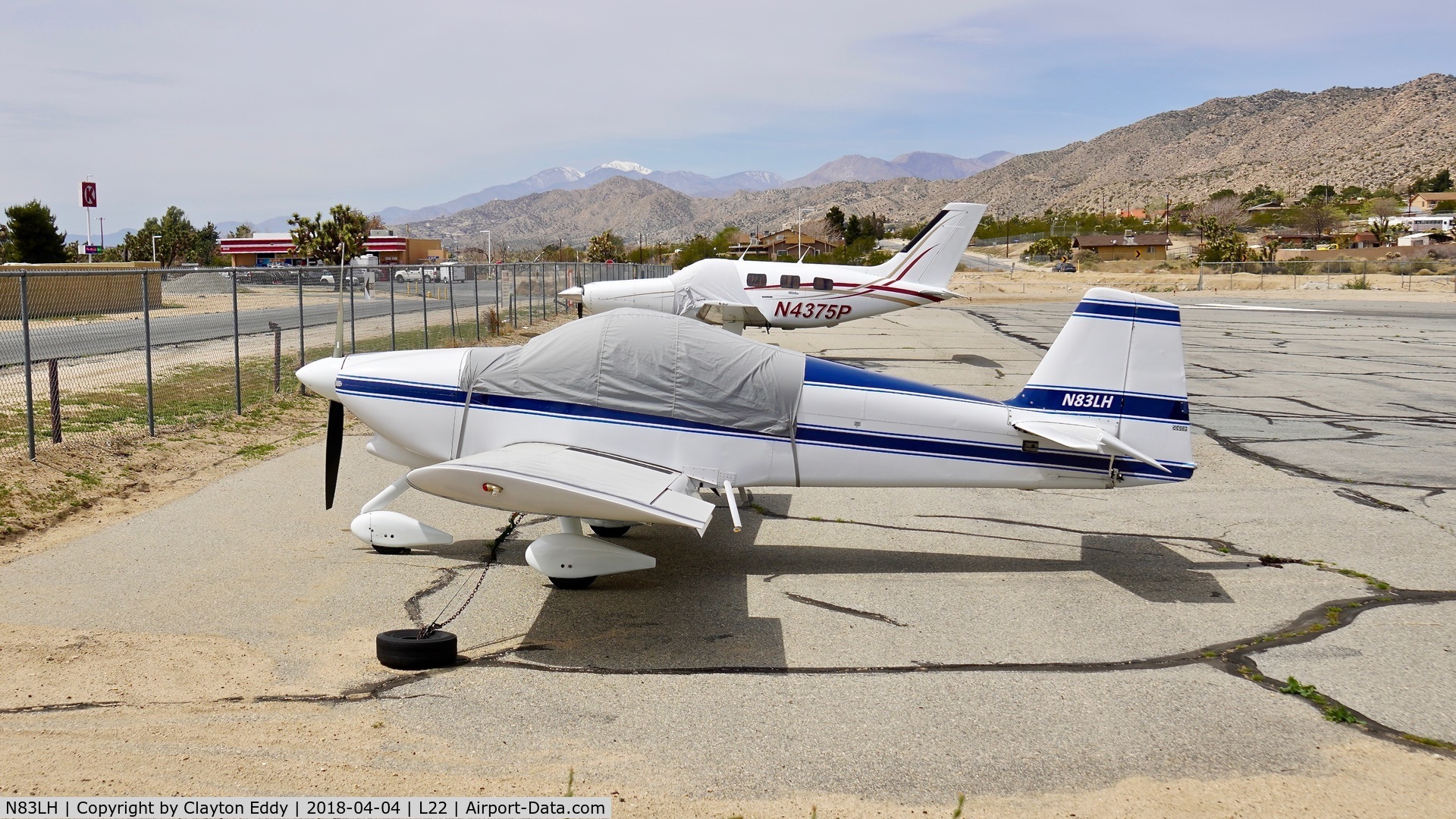 N83LH, 1995 Vans RV-6A C/N 22167, Yucca Valley Airport. 2018.