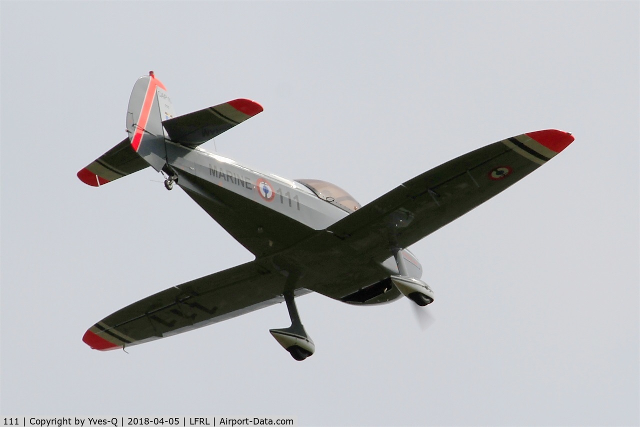 111, Mudry CAP-10B C/N 111, Mudry CAP-10 B, Short approach rwy 23, Lanvéoc-Poulmic Naval Air Base (LFRL)