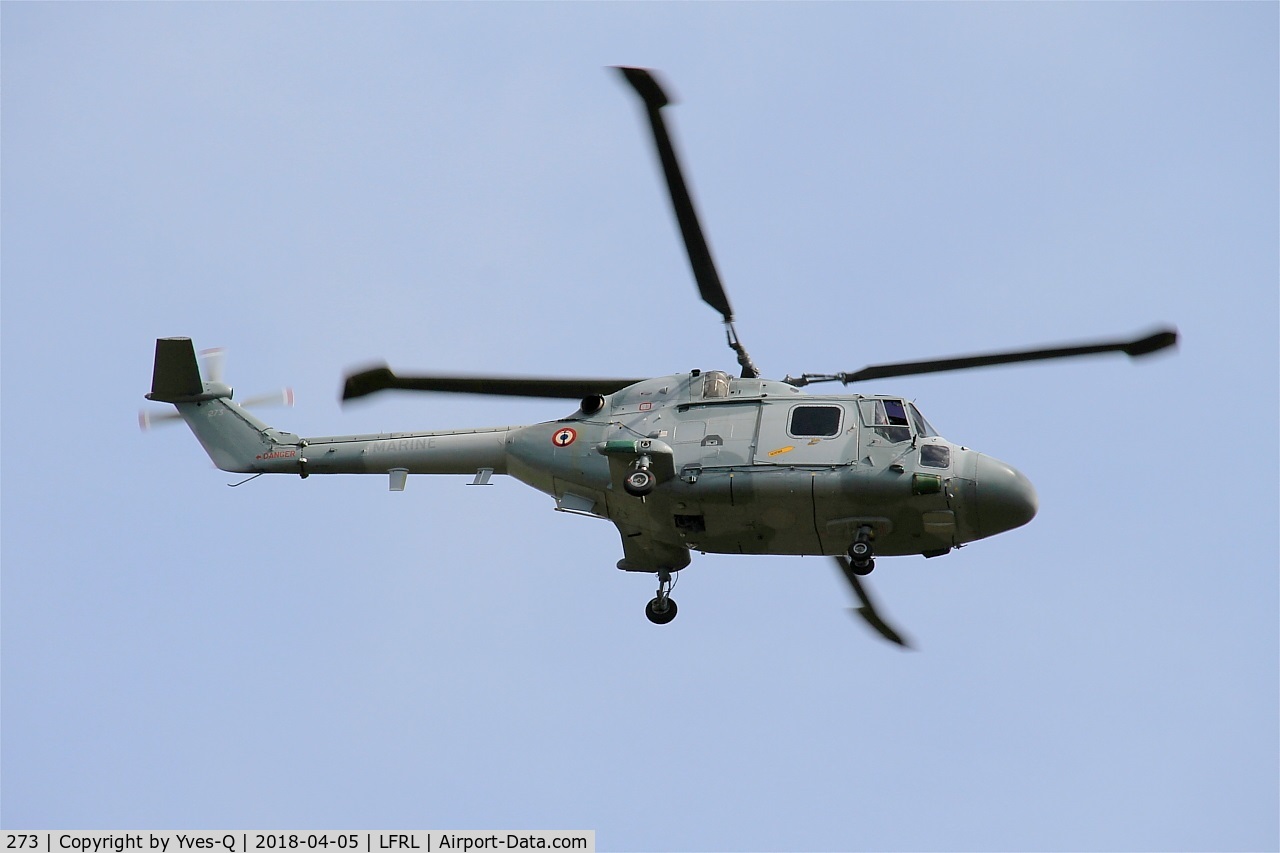 273, Westland Lynx HAS.2(FN) C/N 066, Westland Lynx HAS.2(FN), Take off, Lanvéoc-Poulmic Naval Air Base (LFRL)