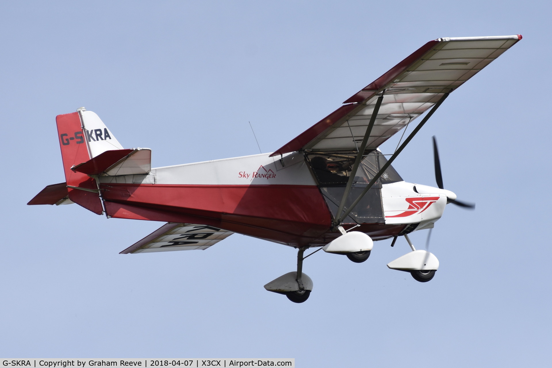 G-SKRA, 2005 Best Off Skyranger 912(2) C/N BMAA/HB/458, Departing from Northrepps.