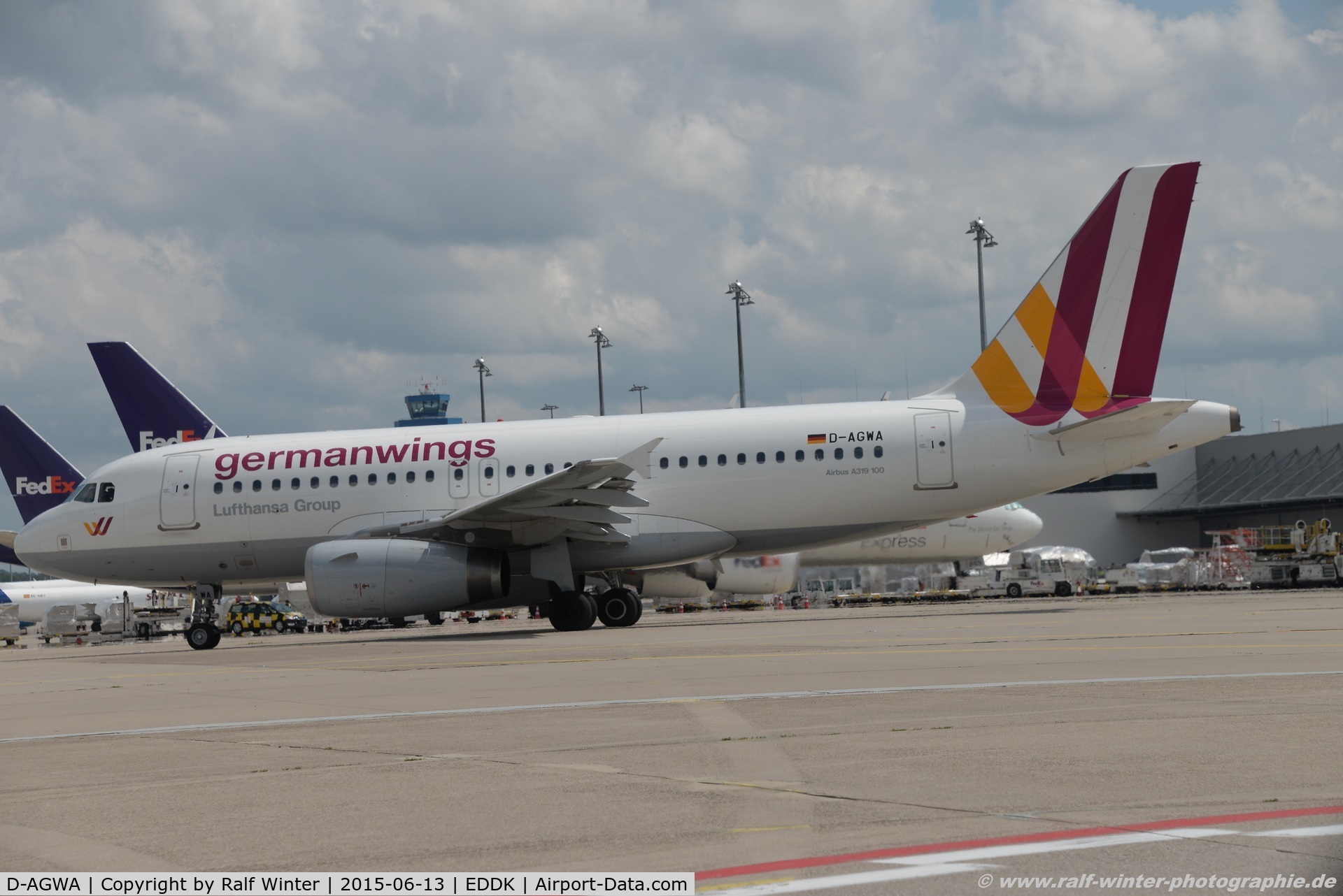 D-AGWA, 2006 Airbus A319-132 C/N 2813, Airbus A319-132 - 4U GWI Germanwings - 2813 - D-AGWA - 13.06.2015 - CGN