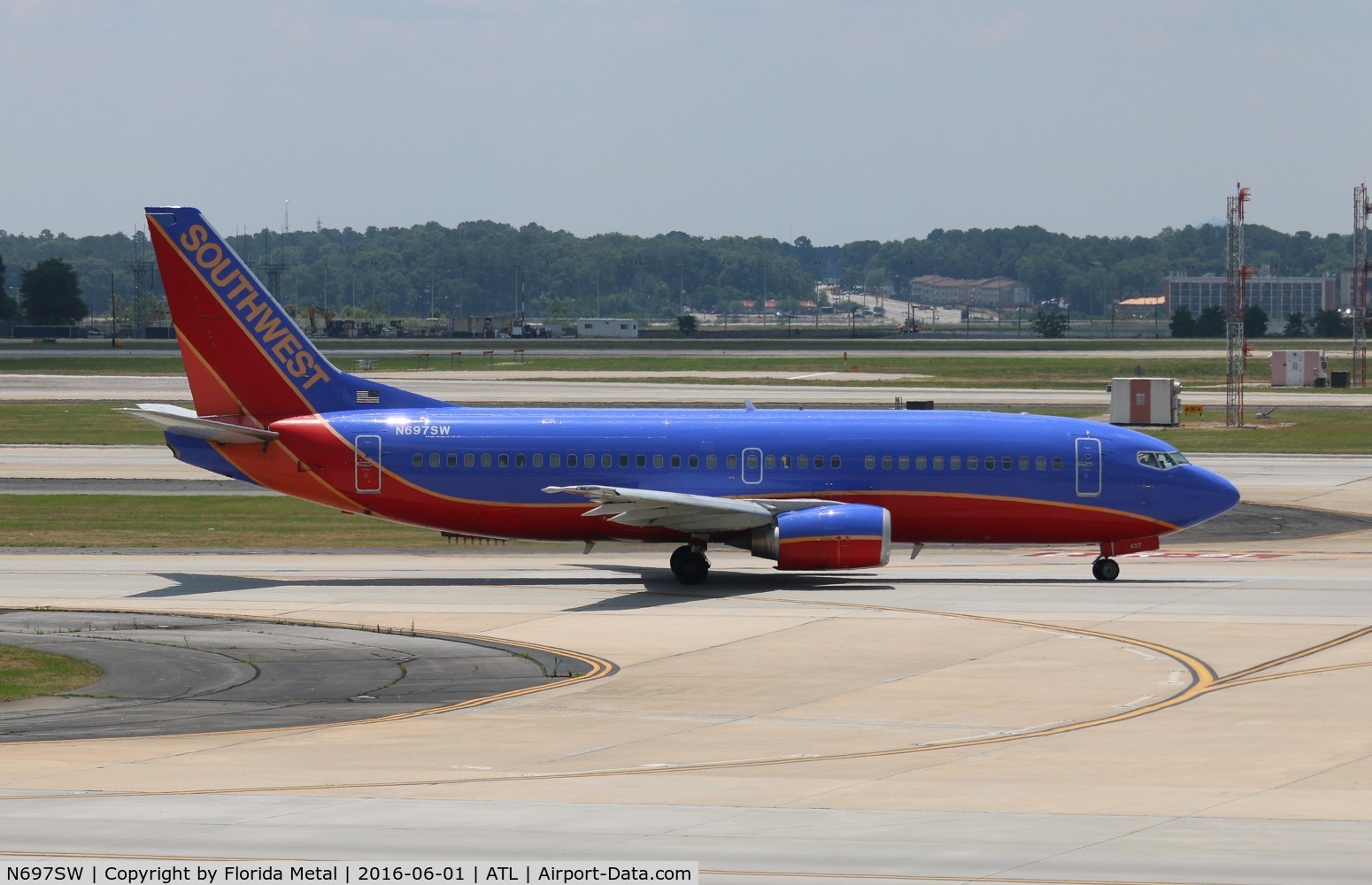 N697SW, 1988 Boeing 737-3TO C/N 23838, Southwest