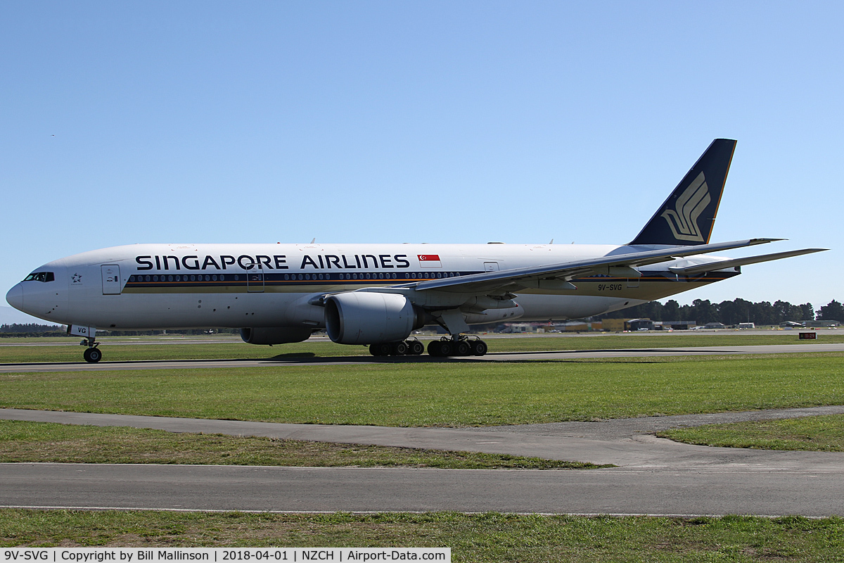 9V-SVG, 2002 Boeing 777-212/ER C/N 30872, SQ298 back to SIN