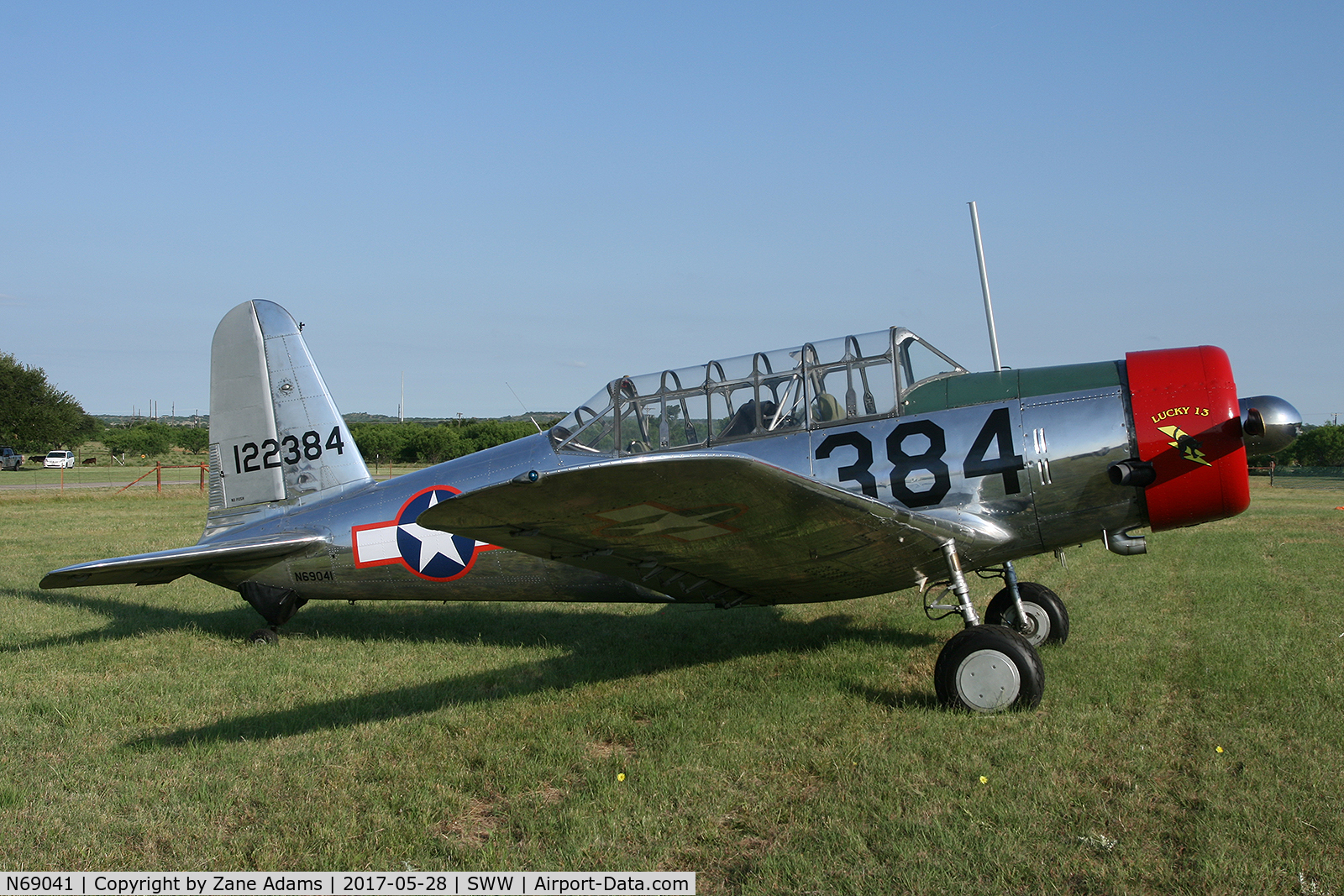 N69041, 1942 Consolidated Vultee BT-13A C/N 6462, Avenger Field, Sweetwater, TX