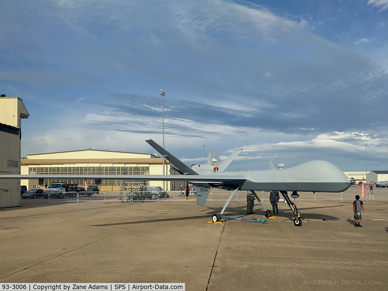 93-3006, 1993 General Atomics RQ-1K/L Predator C/N P-006, At the 2017 Sheppard AFB Airshow