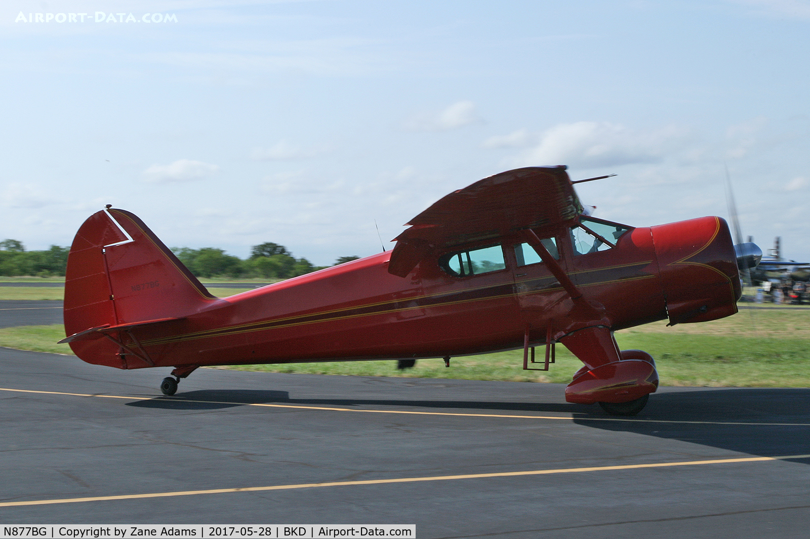 N877BG, 1942 Stinson V77 Reliant C/N 3060, At the 2017 Breckenridge Airshow