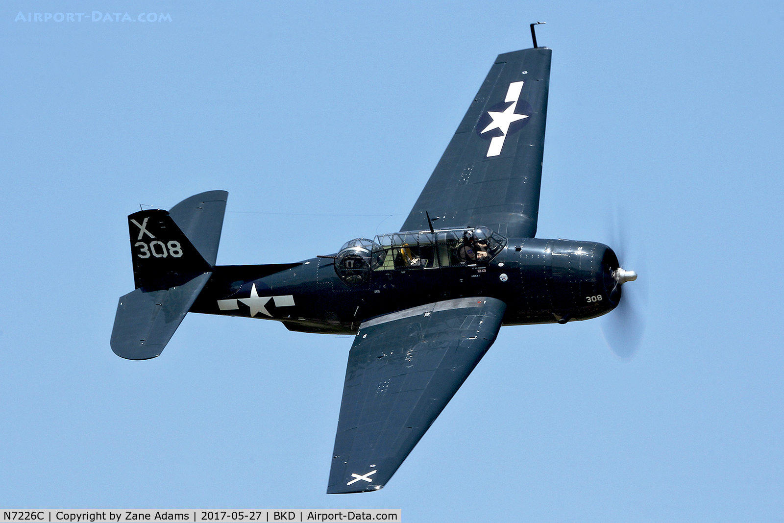 N7226C, Grumman TBM-3E Avenger C/N 85938, At the 2017 Breckenridge Airshow