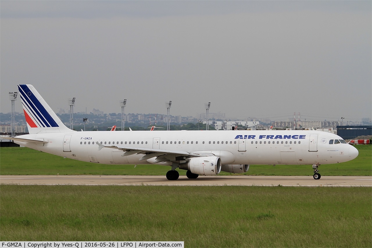 F-GMZA, 1994 Airbus A321-111 C/N 498, Airbus A321-111, Take off run rwy 08, Paris Orly airport (LFPO-ORY)