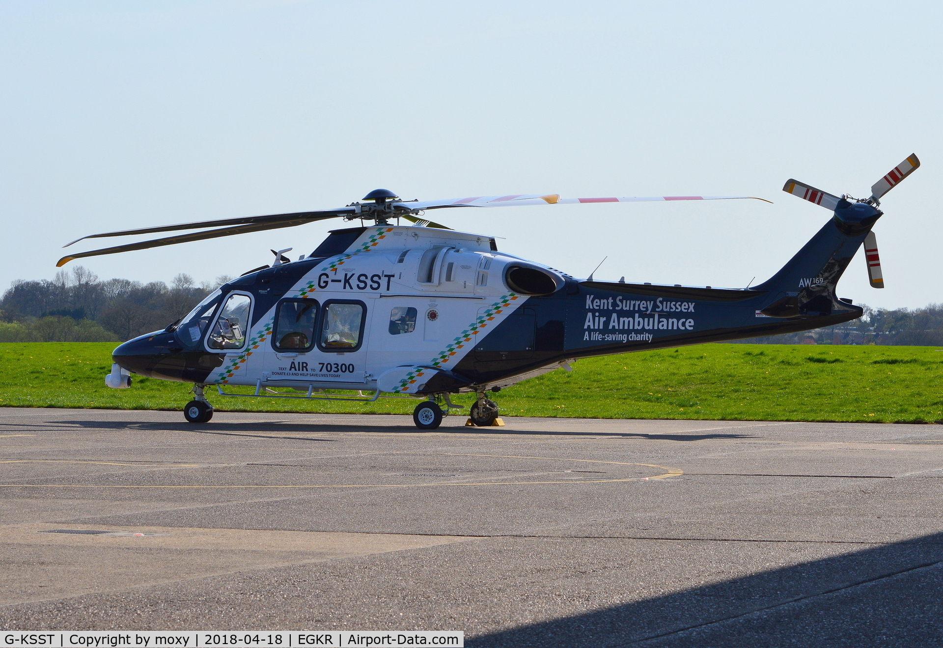 G-KSST, 2016 AgustaWestland AW169 C/N 69014, AgustaWestland AW169 at Redhill.