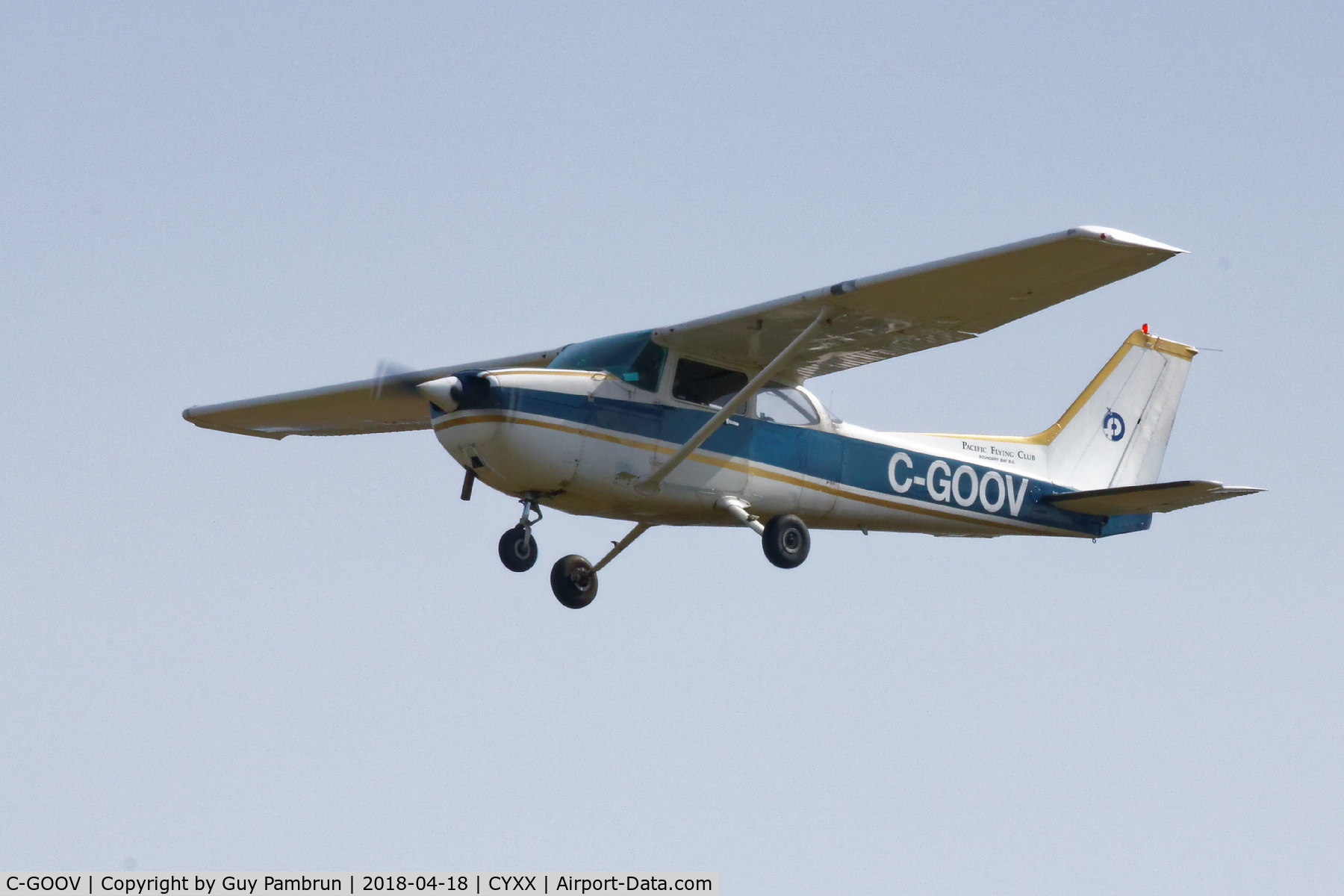 C-GOOV, 1981 Cessna 172P C/N 17275375, Landing