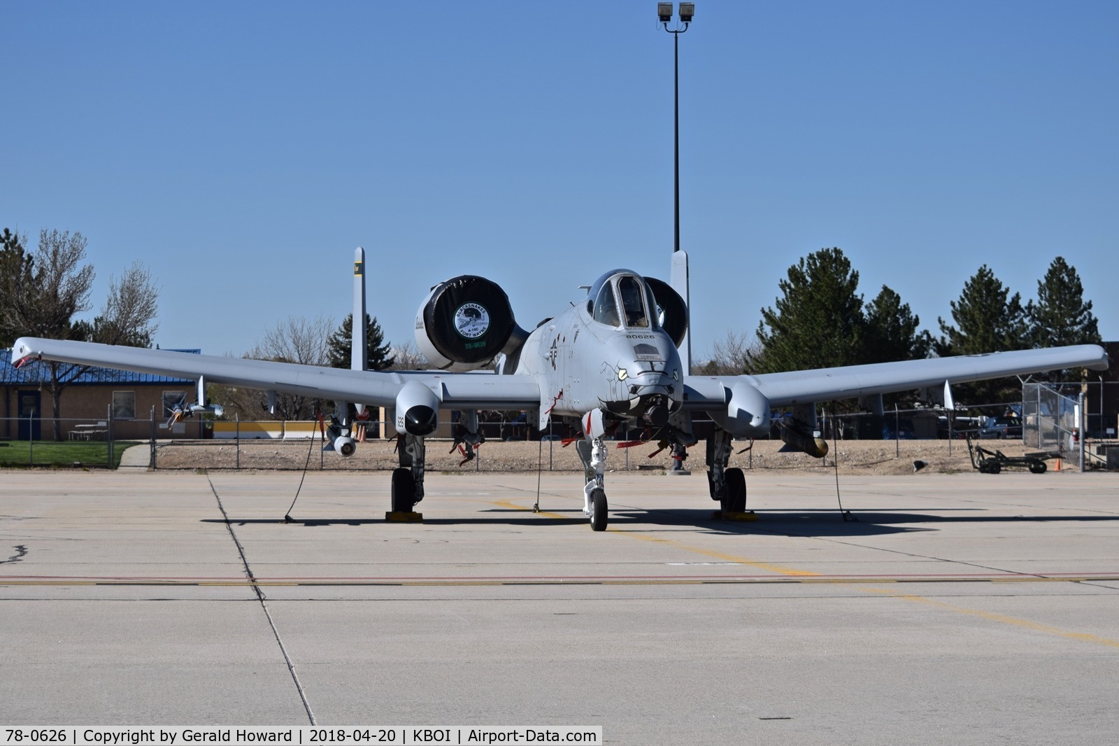 78-0626, 1978 Fairchild Republic A-10C Thunderbolt II C/N A10-0246, Parked on the Idaho ANG ramp. From the 122nd Fighter Wing 
