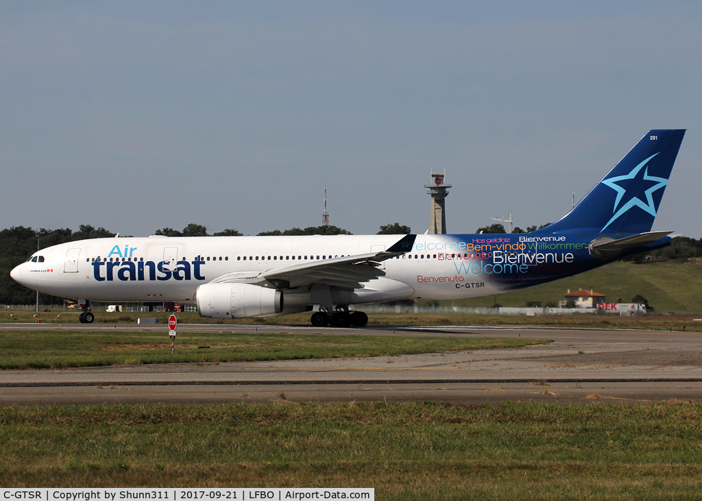 C-GTSR, 2008 Airbus A330-243 C/N 966, Ready for take off from rwy 14L in new c/s