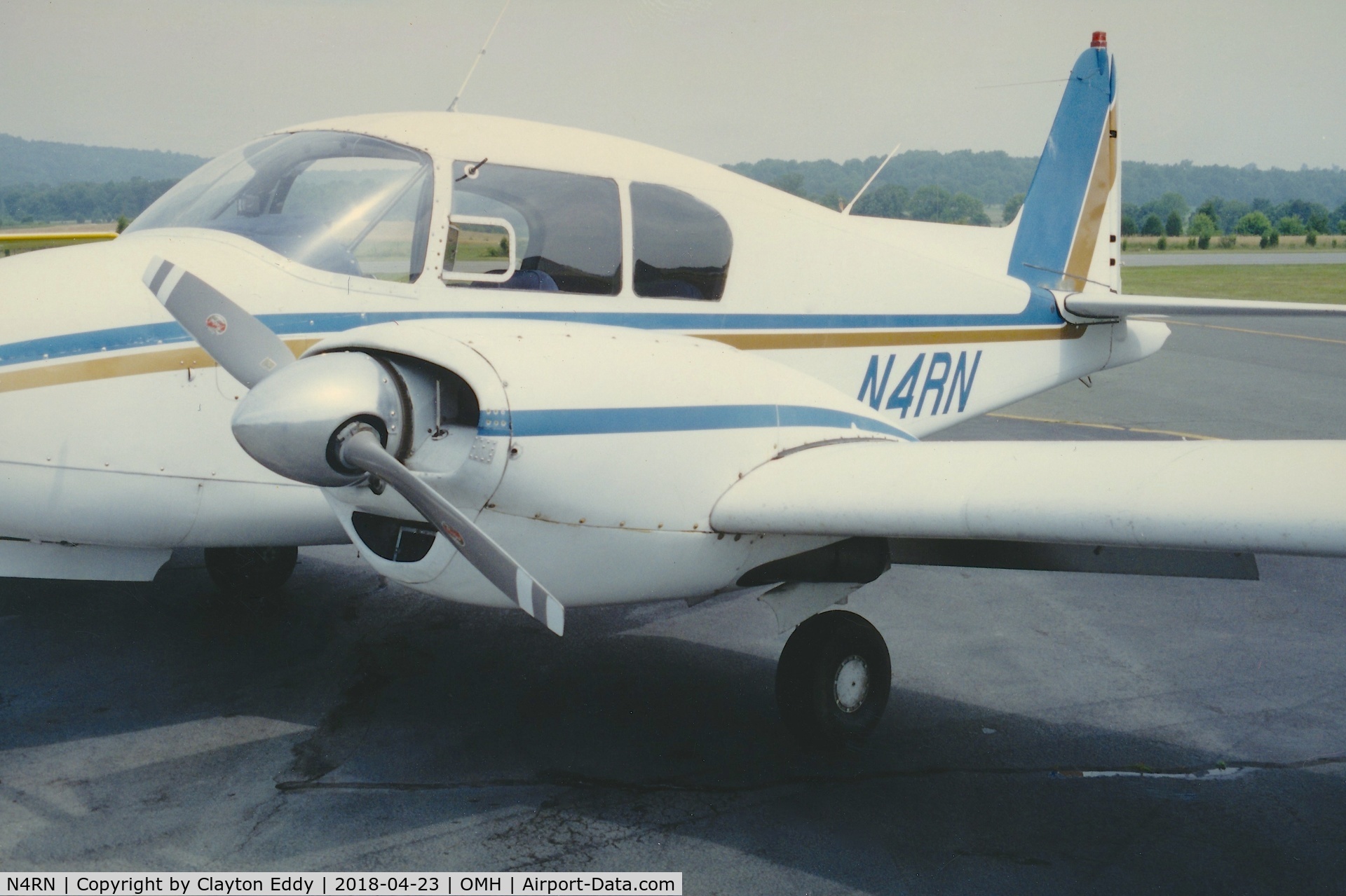 N4RN, 1957 Piper PA-23 C/N 23-914, Orange County Airport Virginia 6-92.