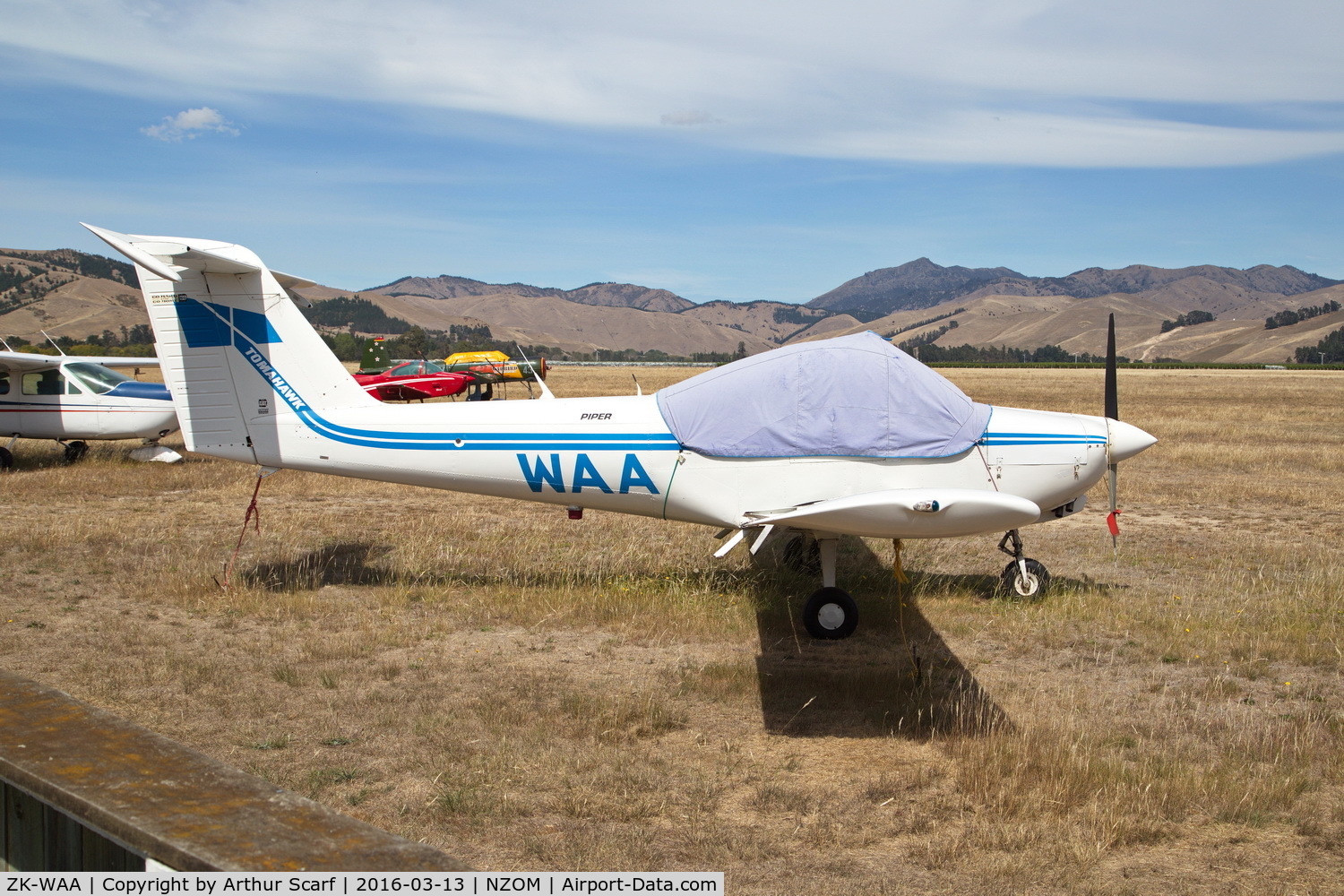 ZK-WAA, Piper PA-38-112 Tomahawk Tomahawk C/N 38-78A0644, Omaka NZ 2016