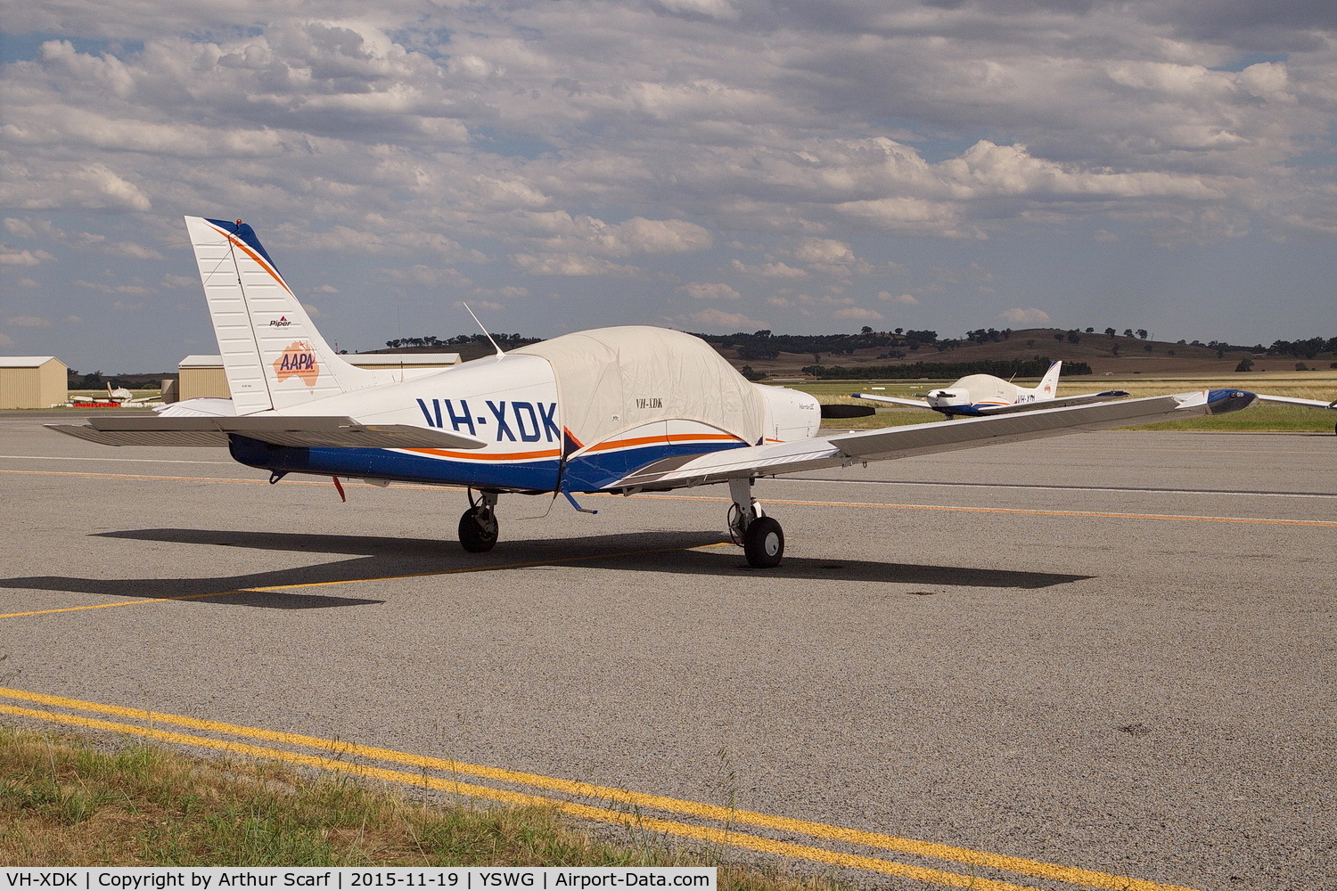 VH-XDK, 2008 Piper PA-28-161 Cherokee Warrior II C/N 2842304, Wagga Wagga Airport 2015