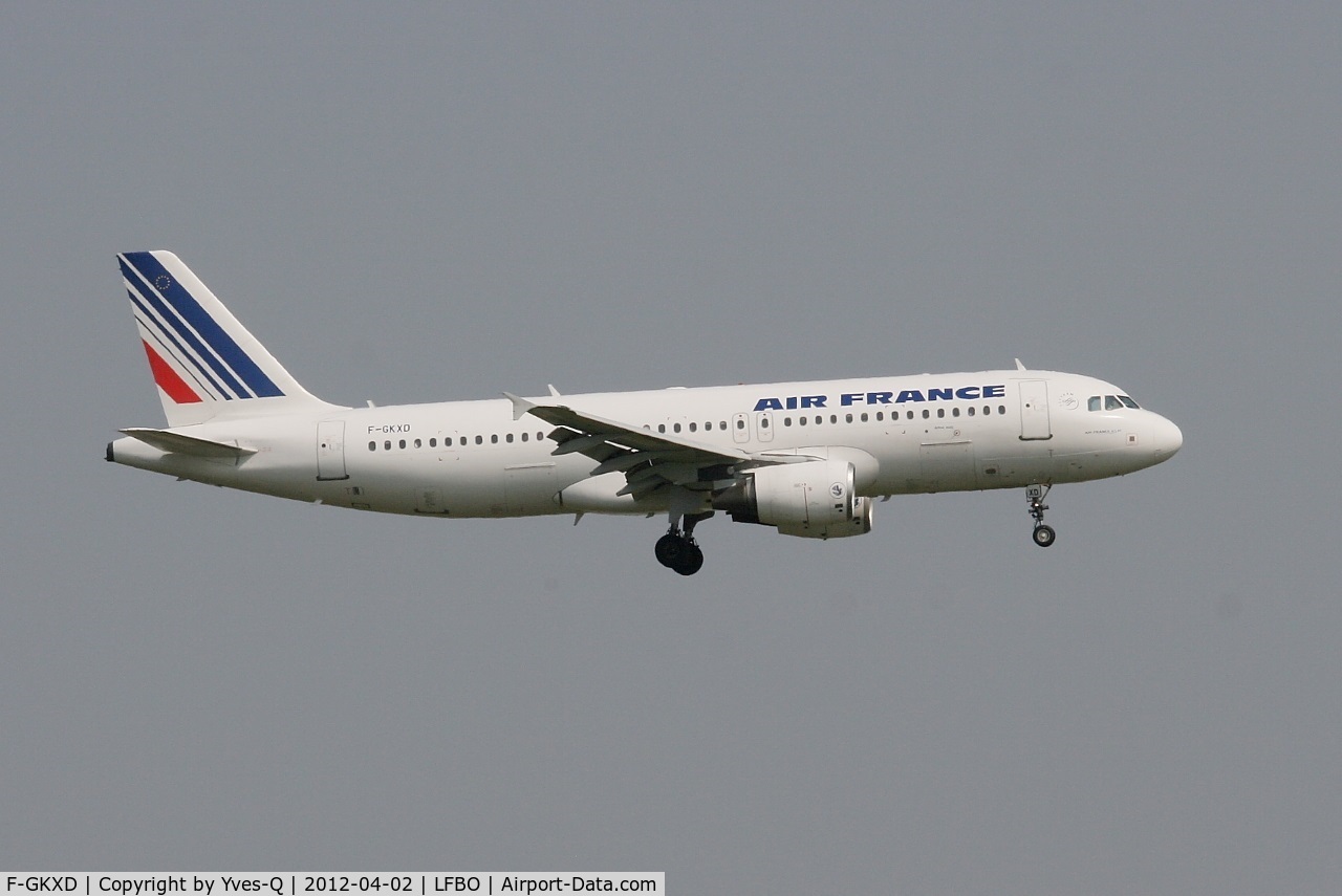 F-GKXD, 2002 Airbus A320-214 C/N 1873, Airbus A320-214, On final rwy 14L, Toulouse Blagnac Airport (LFBO-TLS)