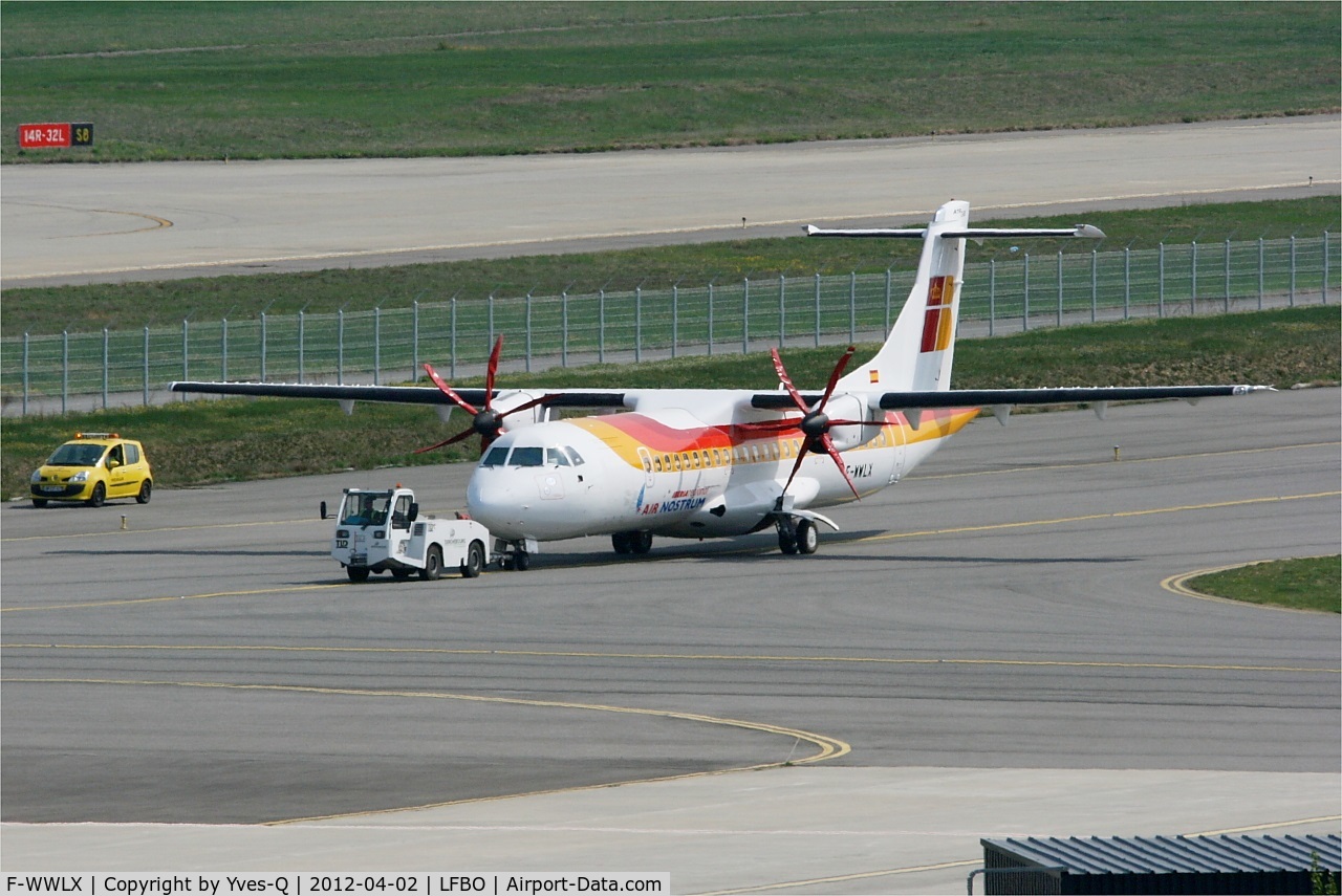 F-WWLX, 2012 ATR 72-600 C/N 999, ATR 72-600, Taxiing, Toulouse-Blagnac Airport (LFBO-TLS)