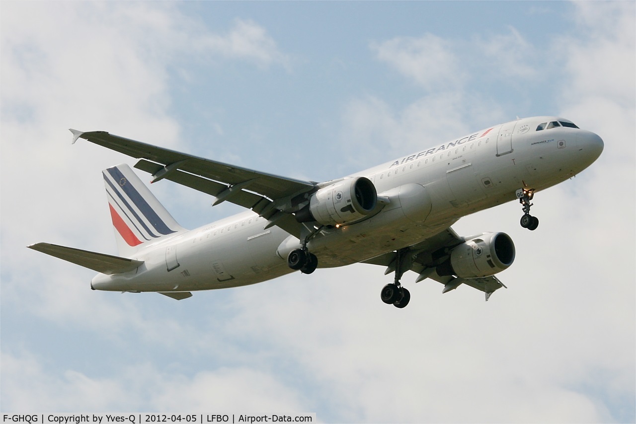 F-GHQG, 1991 Airbus A320-211 C/N 0155, Airbus A320-211, on final rwy 32L, Toulouse Blagnac Airport (LFBO-TLS)