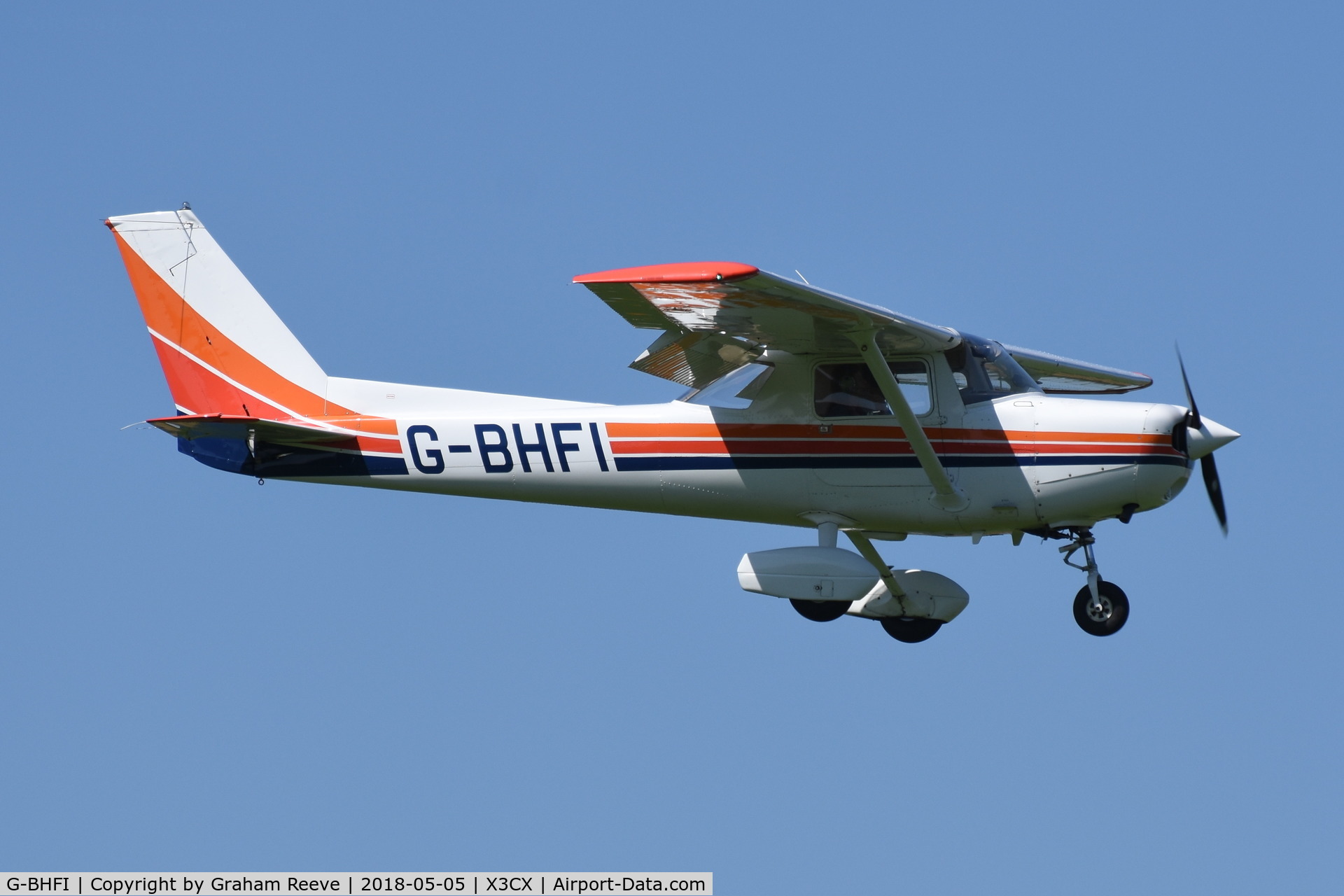 G-BHFI, 1980 Reims F152 C/N 1685, Landing at Northrepps.