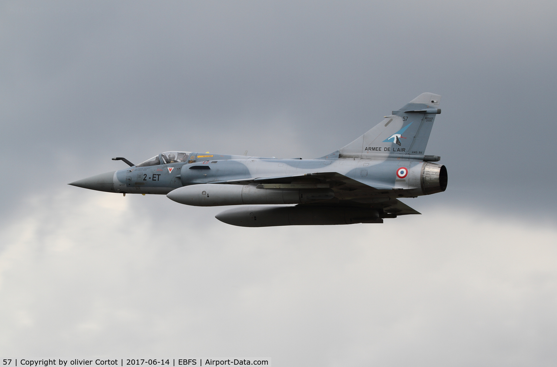 57, Dassault Mirage 2000-5F C/N 257, Spotter day