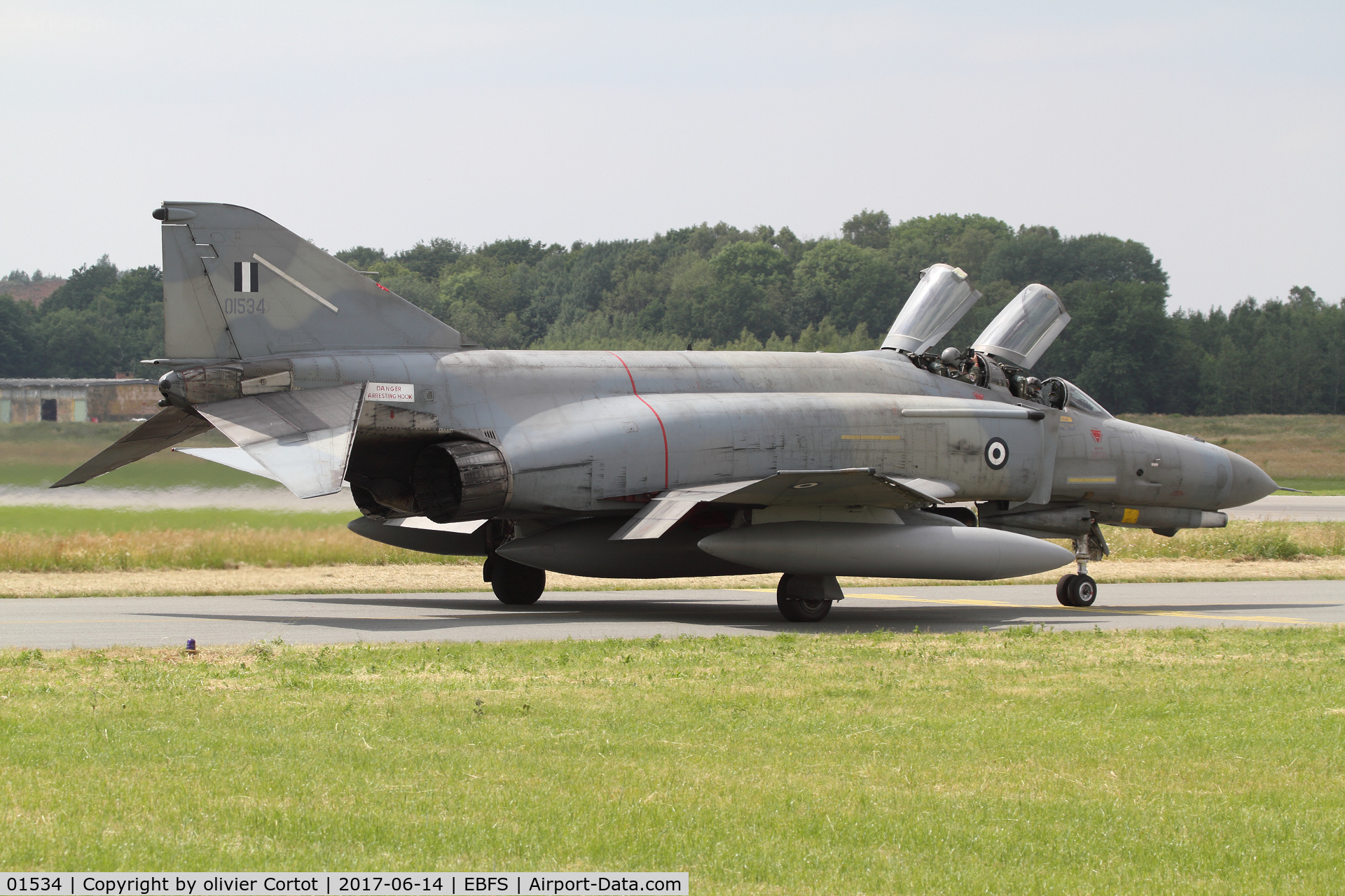 01534, 1972 McDonnell Douglas F-4E AUP Phantom II C/N 4569, go to train with Nato fighters