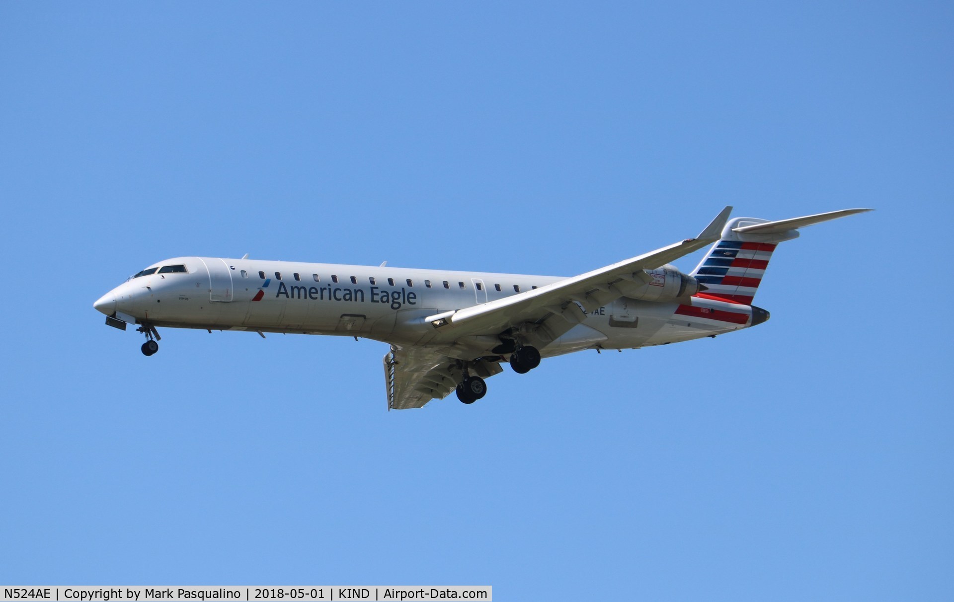 N524AE, 2004 Bombardier CRJ-701 (CL-600-2C10) Regional Jet C/N 10154, CL-600-2C10