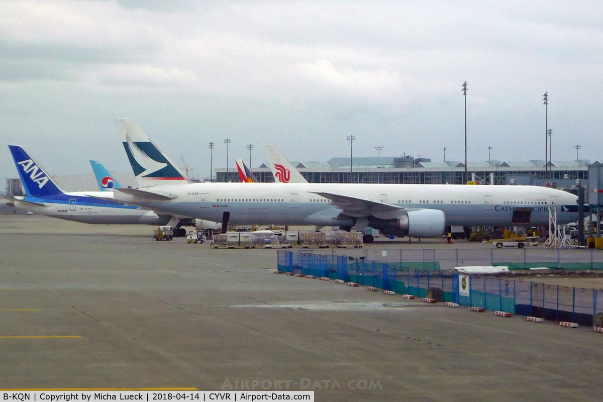 B-KQN, 2014 Boeing 777-367/ER C/N 41761, At Vancouver