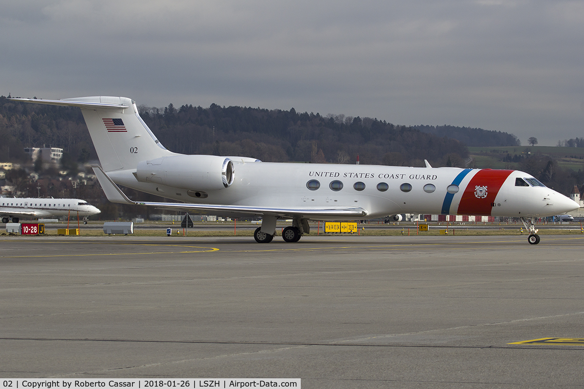 02, Gulfstream Aerospace C-37A (Gulfstream V) C/N 638, World Economic Forum 2018