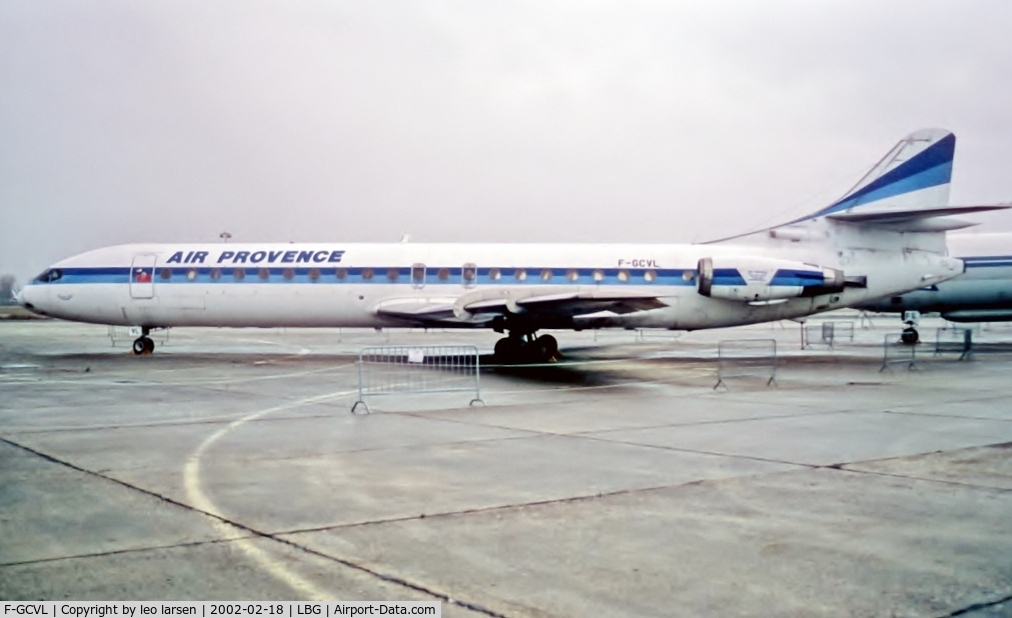 F-GCVL, 1972 Aerospatiale SE-210 Caravelle  12 C/N 273, Musee de l air Paris LBG 18.2.2002