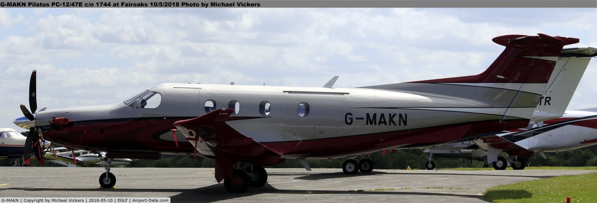 G-MAKN, 2017 Pilatus PC-12/47E C/N 1744, Fairoaks is good for Biz-Props