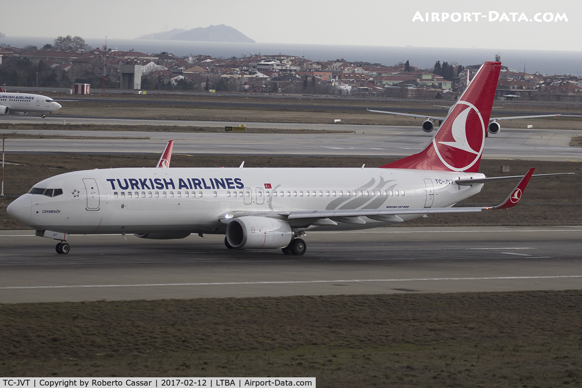 TC-JVT, 2016 Boeing 737-8F2 C/N 60020, Istanbul Ataturk