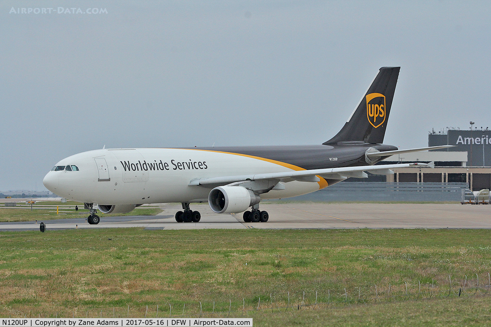 N120UP, 2000 Airbus A300F4-622R C/N 0805, Departing DFW Airport